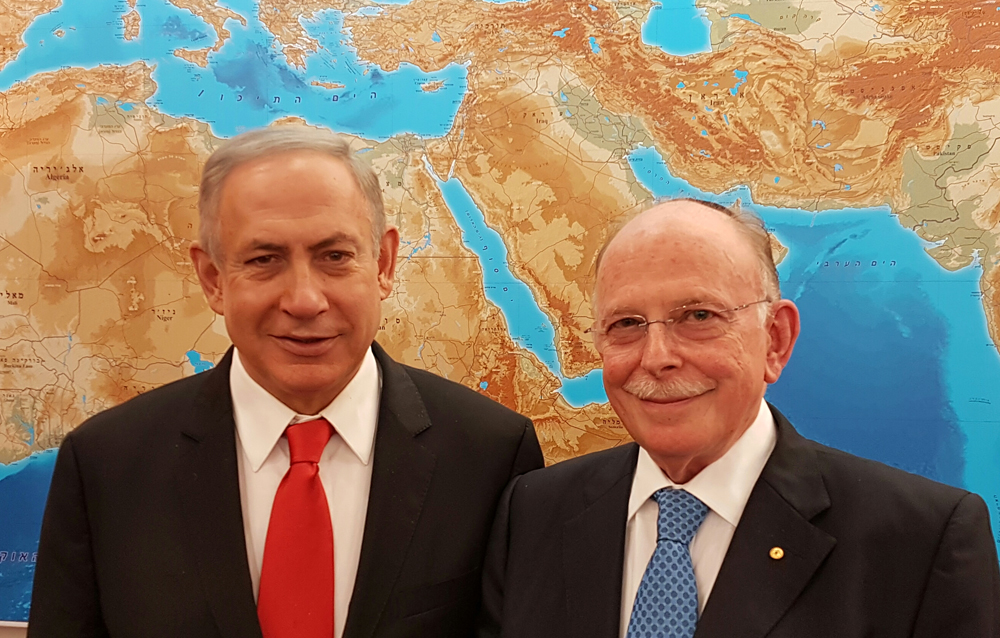 AIJAC National Chairman Mark Leibler meets with Israeli PM Netanyahu