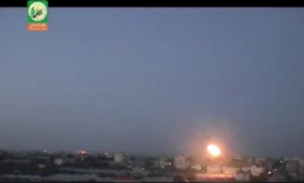 Video: Hamas fires from civilian areas in Gaza