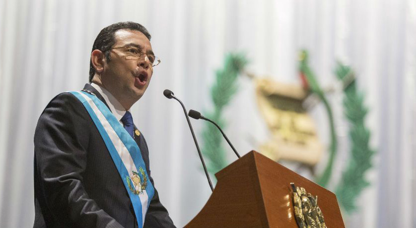 Guatemalan President Jimmy Morales: Unbowed by Palestinian trade threats