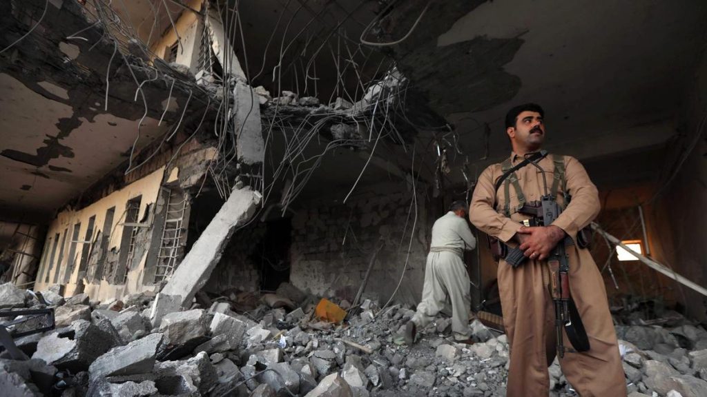 Bombed: The Iraqi headquarters of the Kurdistan Democratic Party-Iran