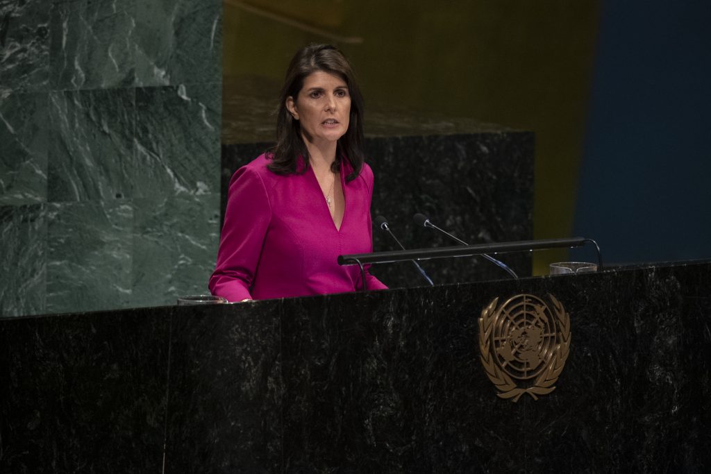 The US sponsored a resolution in the United Nations condemning Hamas' ongoing terrorism against Israel.