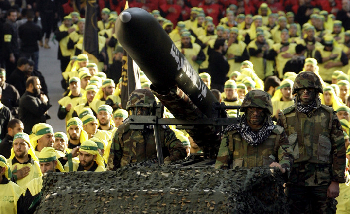 Sending a message: Hezbollah missiles on parade