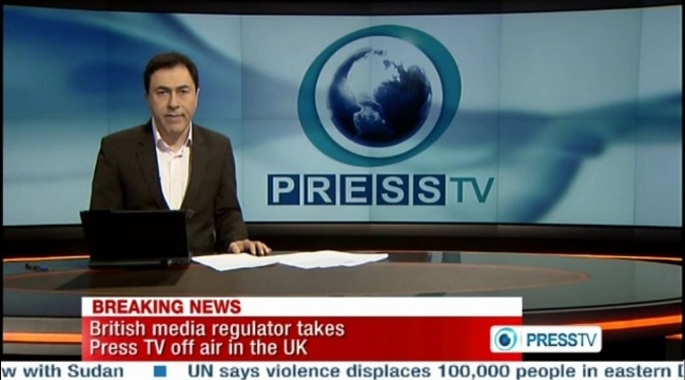Iran's Press TV was banned in the UK in 2012