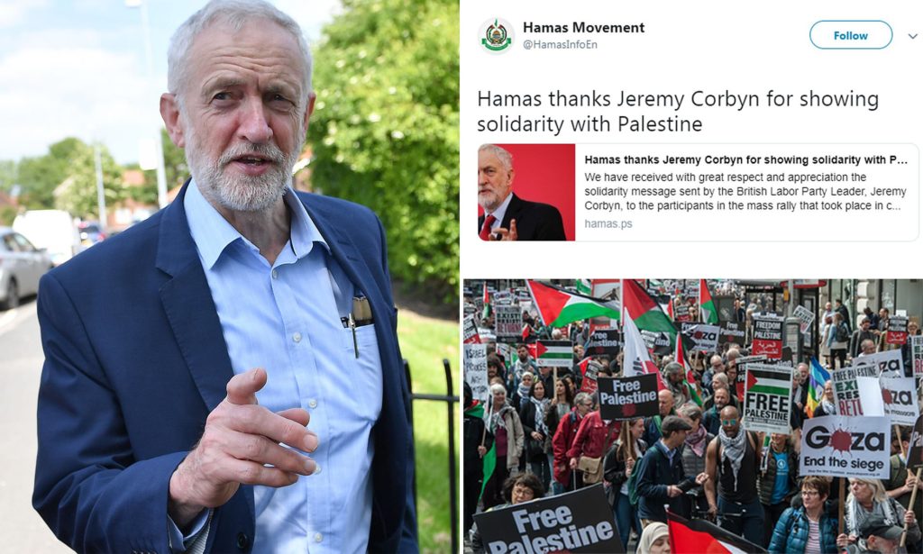 Hamas' support for Jeremy Corbyn is nothing new