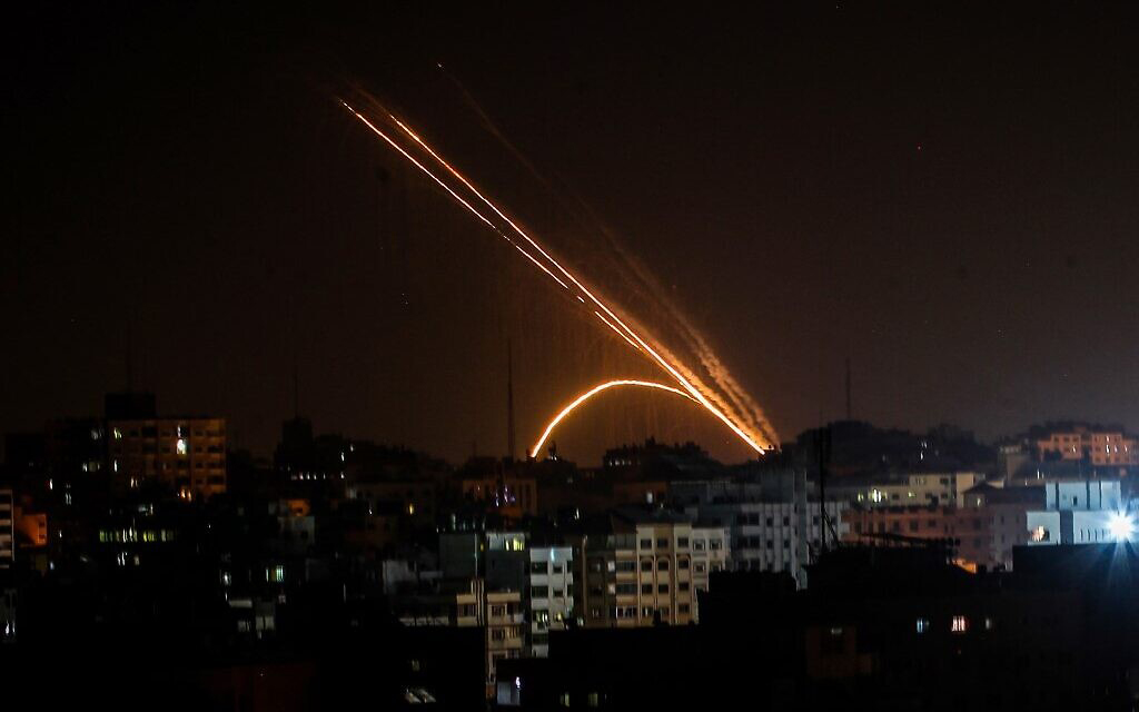 More than 560 rockets have been fired at Israel from Gaza since November 12. (Photo by Anas BABA / AFP)