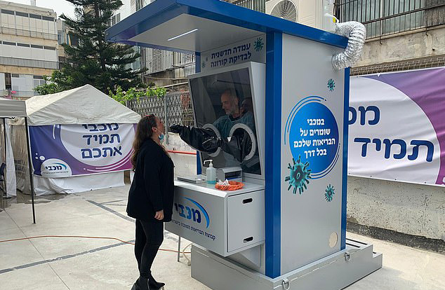 Israel has invented a contactless coronavirus testing booth, the plans for which it is now offering to other countries