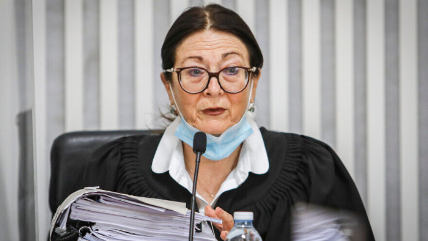 Israeli High Court President Esther Hayut 