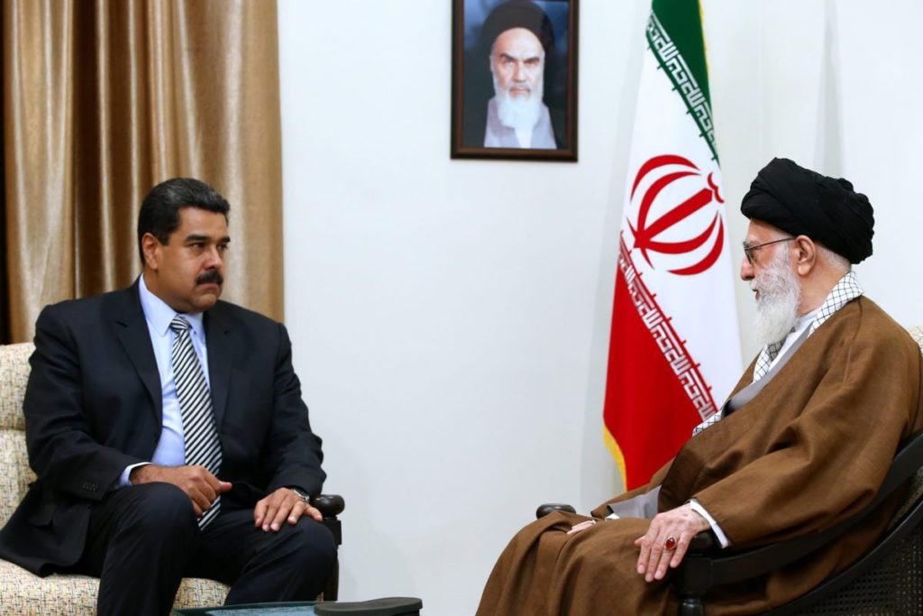 Venezuela's Nicolas Maduro meets Iran's Supreme Leader Ayatollah Khamenei in 2016 