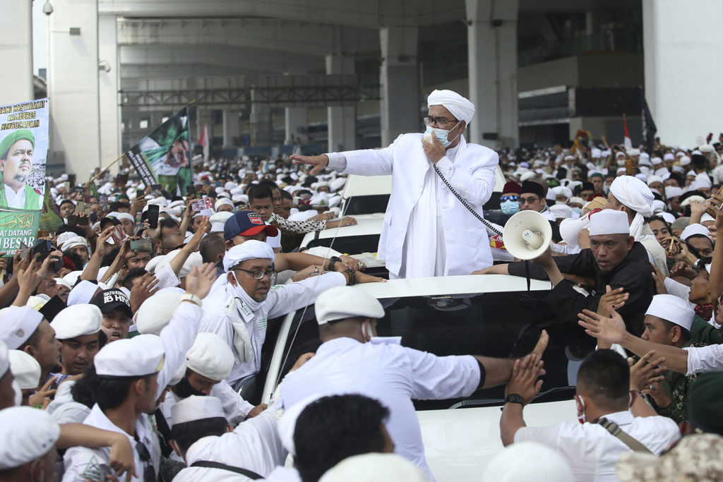 Rizieq Shihab and pandemonium at Jakarta airport
