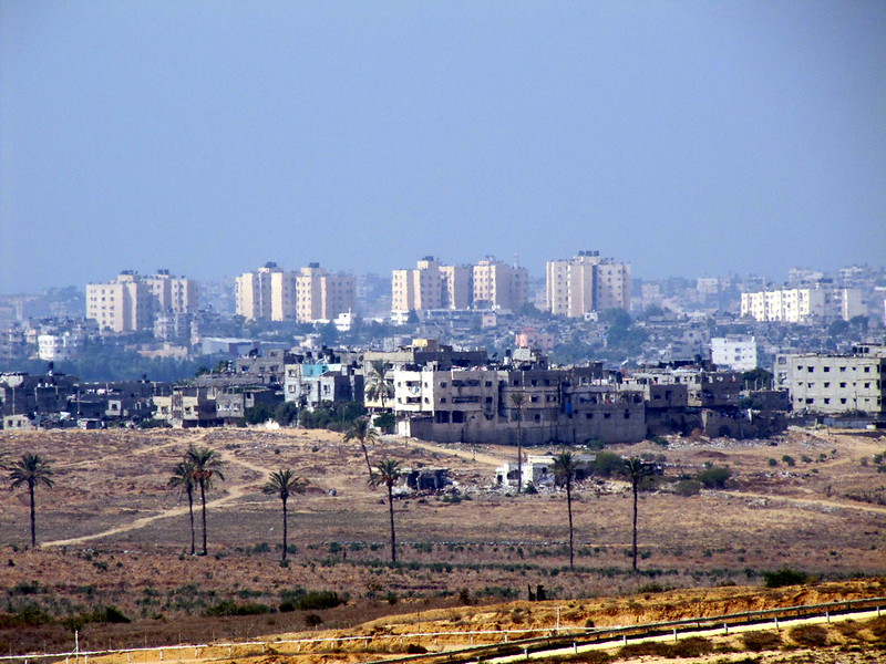 Gaza, as viewed from Israel. (David Berkowitz/Flickr)