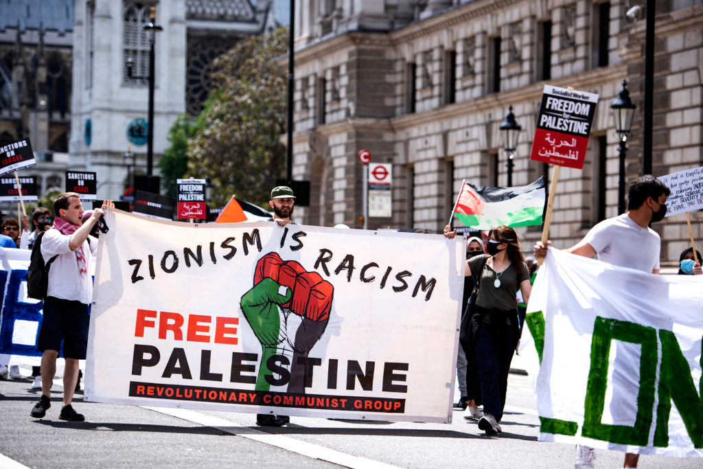 Understanding of a complex conflict is being reduced to three word slogans like “Zionism is Racism” to fulfill the emotional needs of people unaffected by it (Credit: Shutterstock)