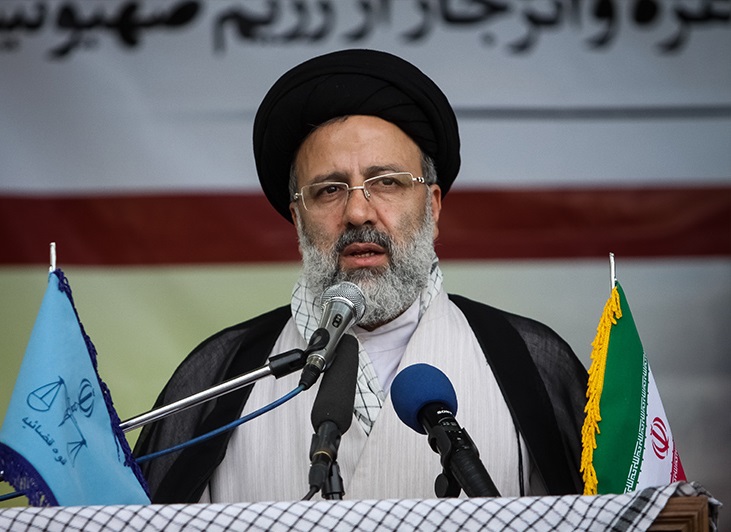 Iranian President Ebrahim Raisi (credit: Hossein Razaqnejad)