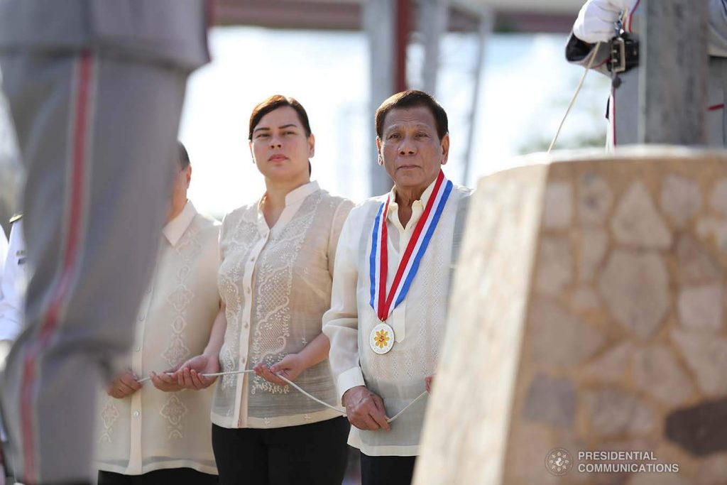 Sara and Rodrigo Duterte (Official photo)