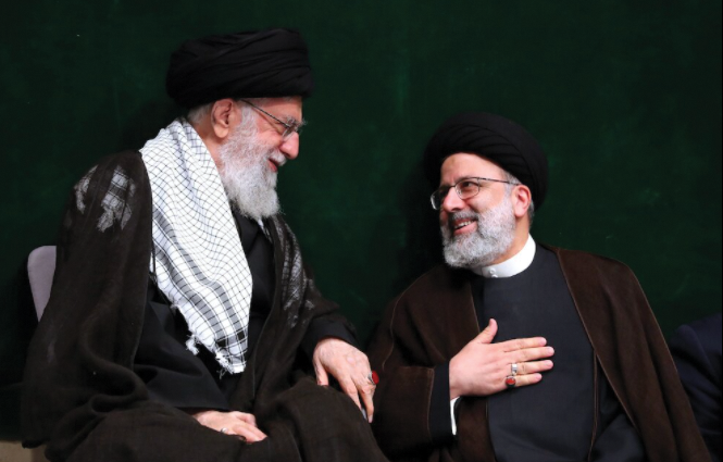Iranian Supreme Leader Ayatollah Ali Khamenei with President Ibrahim Raisi: No US concessions or messaging will change their paranoid worldview (Source: Khamenei.ir)