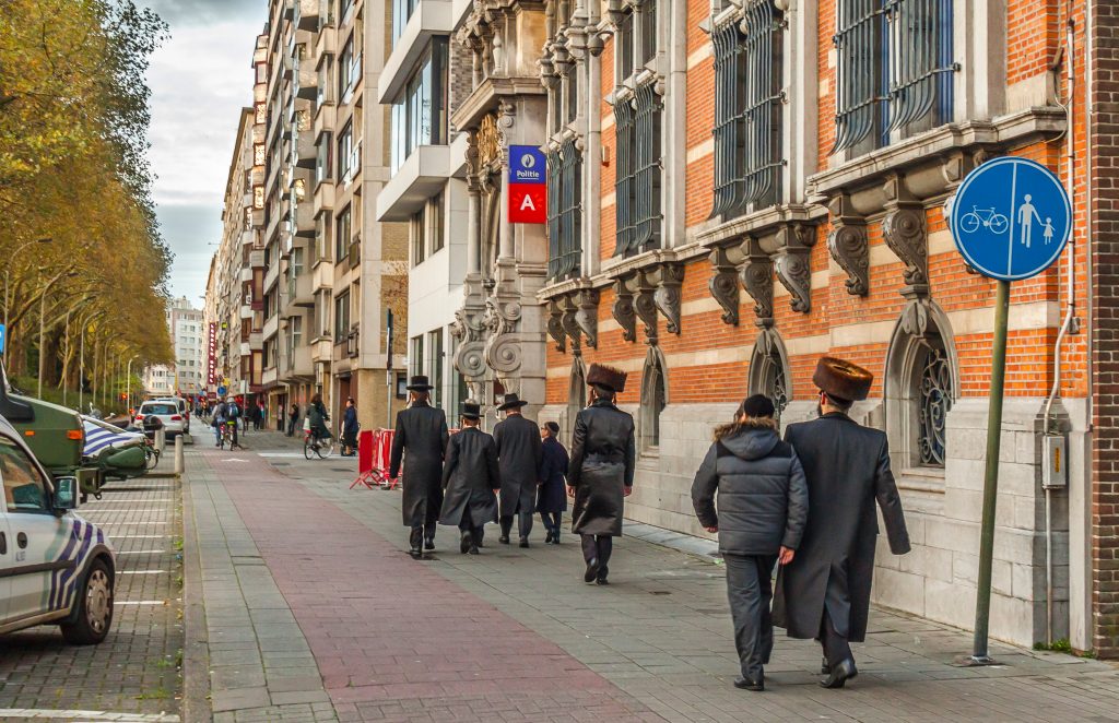 Orthodox Jews in Antwerp, Belgium (Credit: Shutterstock)