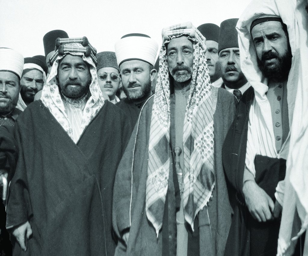 Jordan’s King Abdullah (centre) tried to erase all traces of a distinct Palestinian identity (Image: Wikipedia)