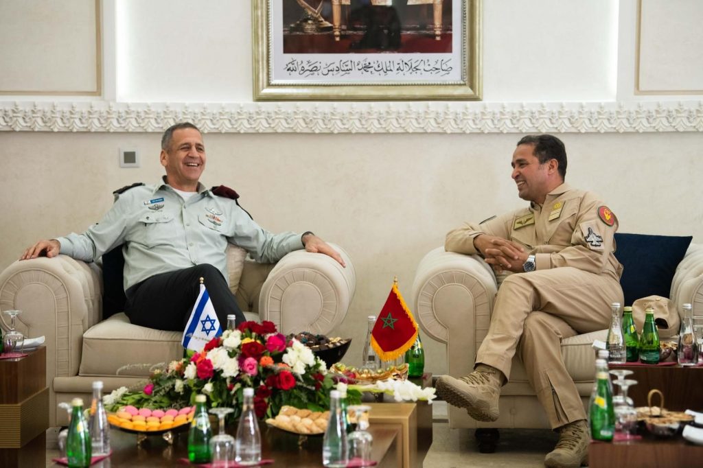 Scenes that once would have provoked outrage are now routine: Israeli Chief of Staff Maj. Gen. Aviv Kochavi with his Moroccan counterpart (Image: Flickr)