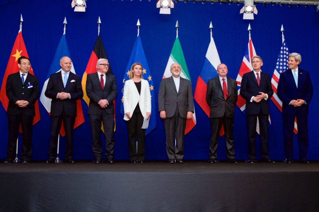 The announcement of the JCPOA in 2015, which granted Iran – for the first time – a de facto authorisation to enrich uranium, contravening multiple Security Council resolutions (Image: Wikimedia Commons)