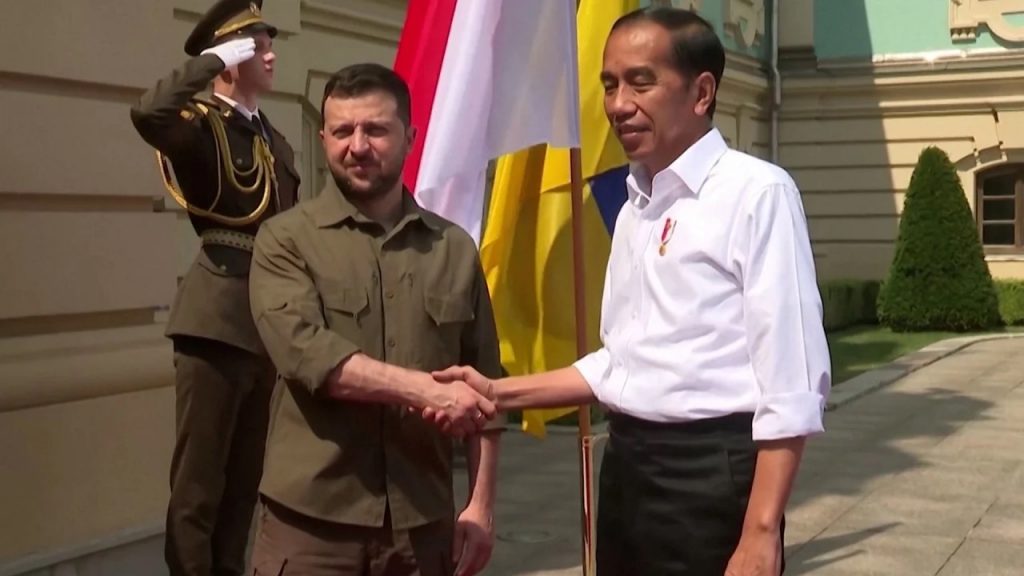 Joko Widodo with Volodymyr Zelensky in Kyiv: Indonesia's national interests extend well beyond Asia (Screenshot)