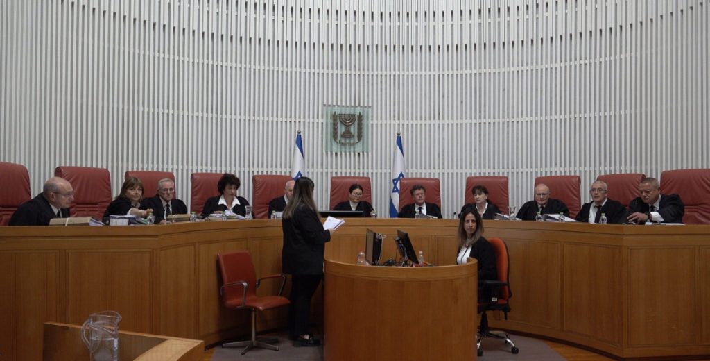 Israel's Supreme Court sitting earlier this month. Plans for judicial reforms that would limit the power of the Court have stirred intense debate in Israel. (Image: Eddie Gerald / Alamy Stock Photo)