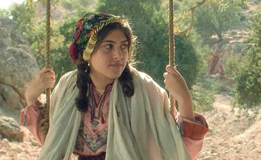 Karam Taher as the title character in Farha (Screenshot)