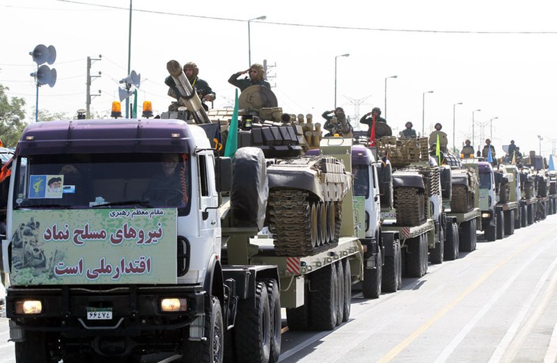 Parade Of IRGC Tank Transporters