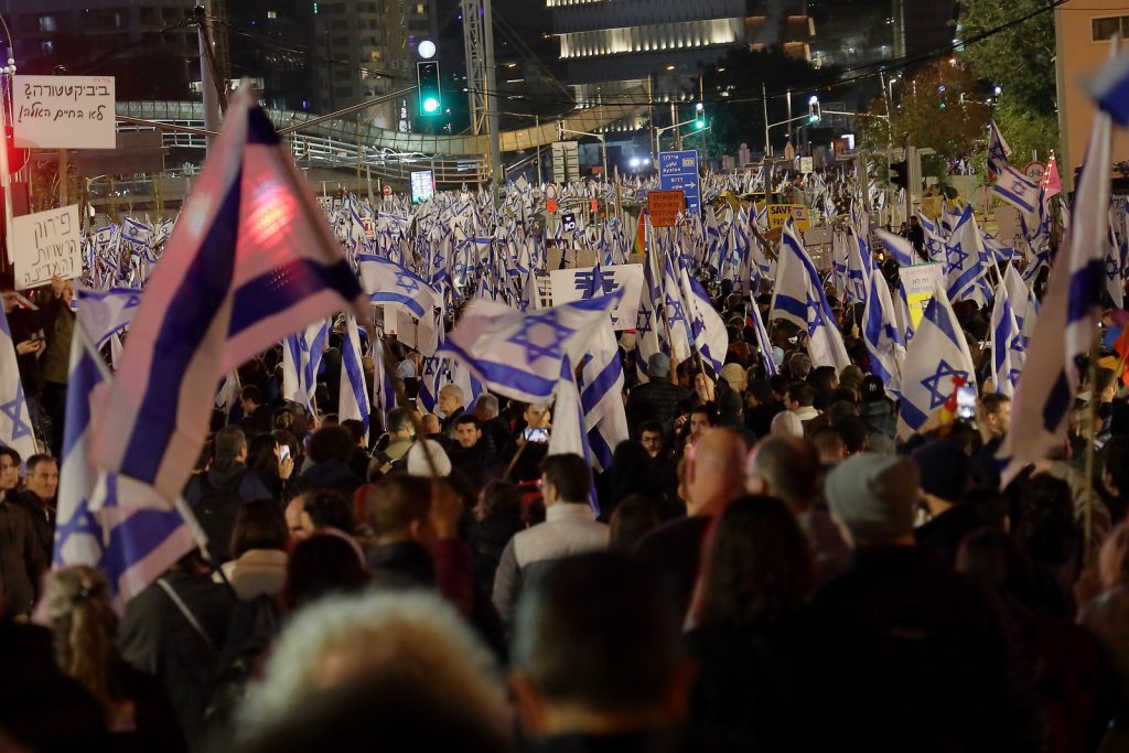 Protest against the legal reforms in Tel Aviv (Image: Wikimedia Commons)