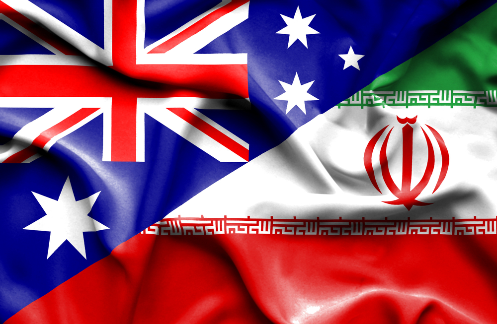 Waving,Flag,Of,Iran,And,Australia