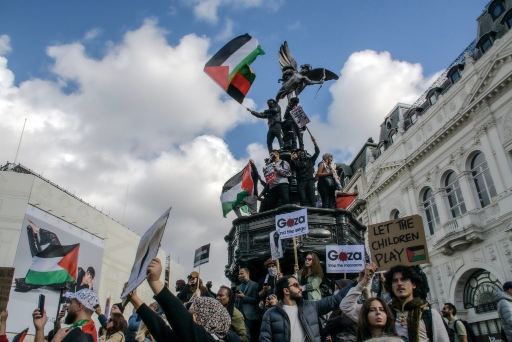 Protesters in London: A chilling atmosphere for European Jews (Image: Shutterstock)