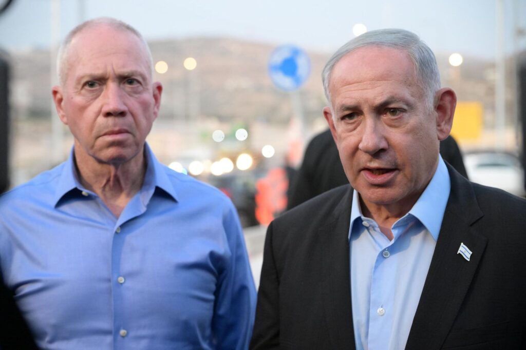 Accused: Israeli PM Binyamin Netanyahu (right) and Defence Minister Yoav Gallant (Image: GPO/ Flickr)