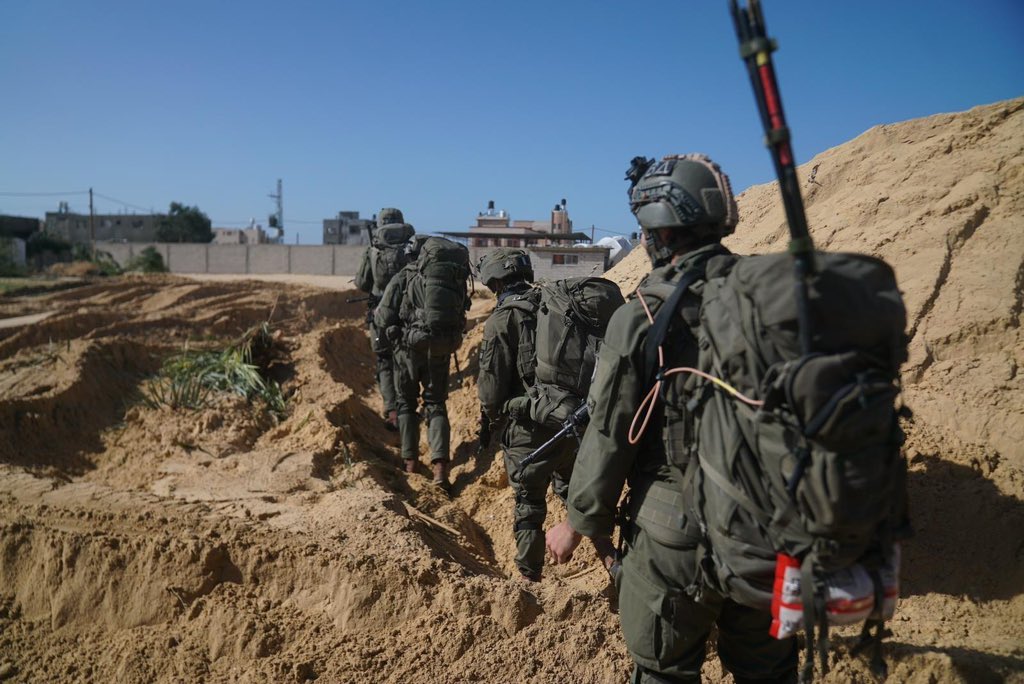 IDF manoeuvres near Rafah (Image: IDF)