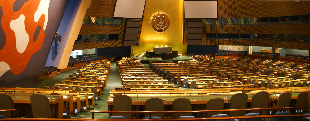 UN General Assembly Chamber (Photo: Steve Estvanik, Shutterstock)