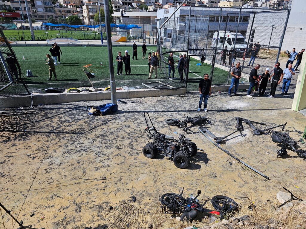 Majdal Shams, where a Hezbollah rocket killed 12 children on a soccer pitch (Image: Shutterstock)