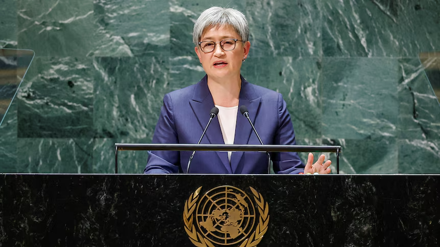 Foreign Minister Senator Penny Wong at the United Nations, New York (Image: United Nations/ screenshot)