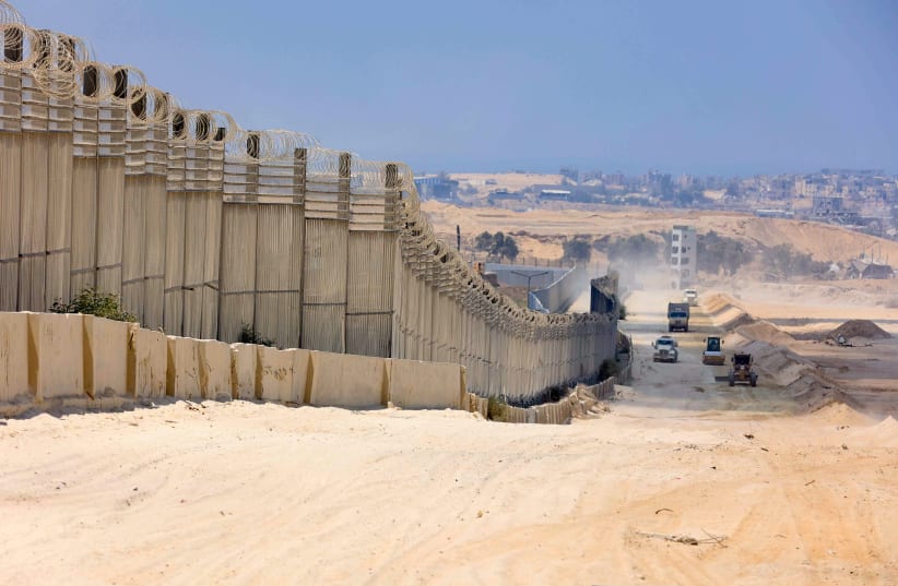 The strategically important Philadelphi border corridor between Gaza and Egypt (Image: Eli Dror/X)