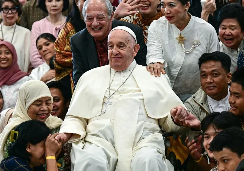 Pope Francis in Indonesia (Image: X screenshot)