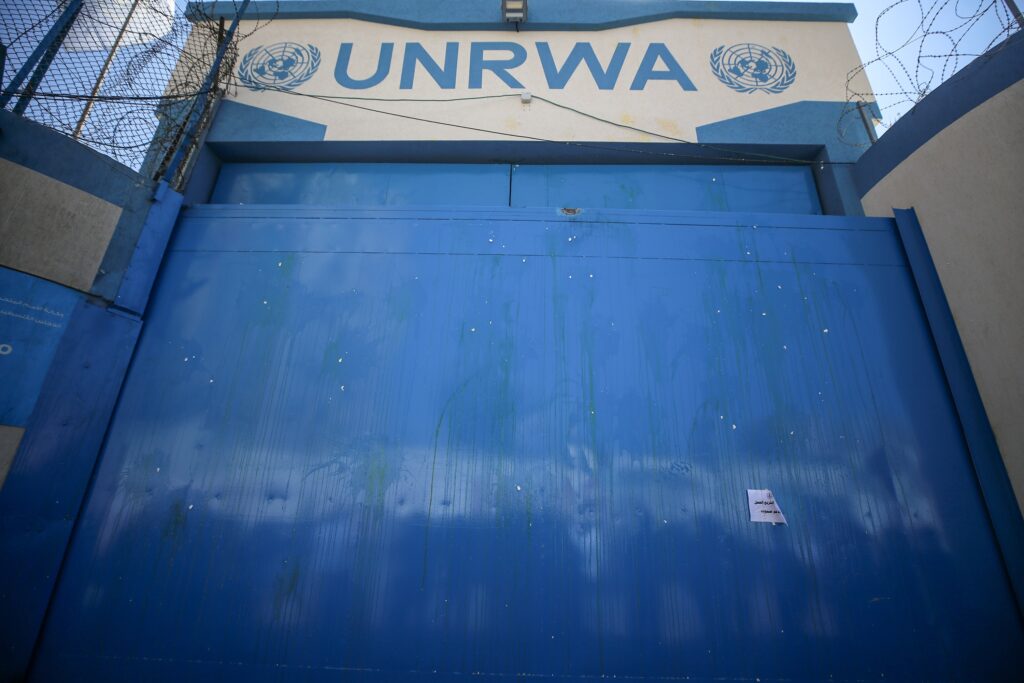 UNRWA headquarters in Gaza (Image: Anas Mohammed/ Shutterstock)