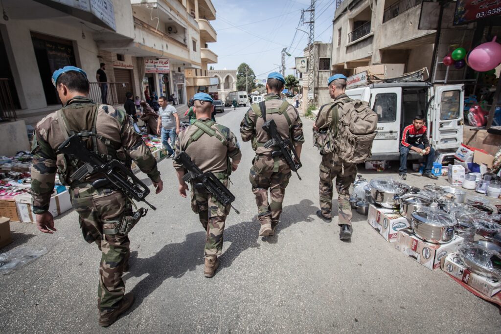 French UNIFIL soldiers in southern Lebanon (Image: Shutterstock)