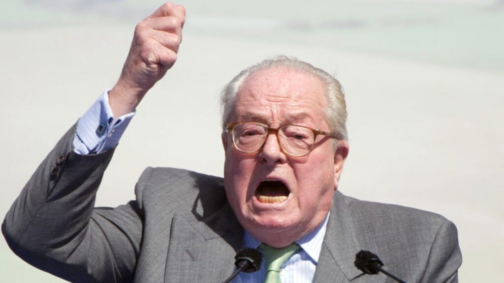 Jean-Marie Le Pen: Beyond the pale even for the party he founded (Image: X)