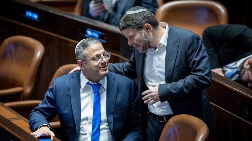 Israeli ministers Ben-Gvir and Smotrich (Image: X)