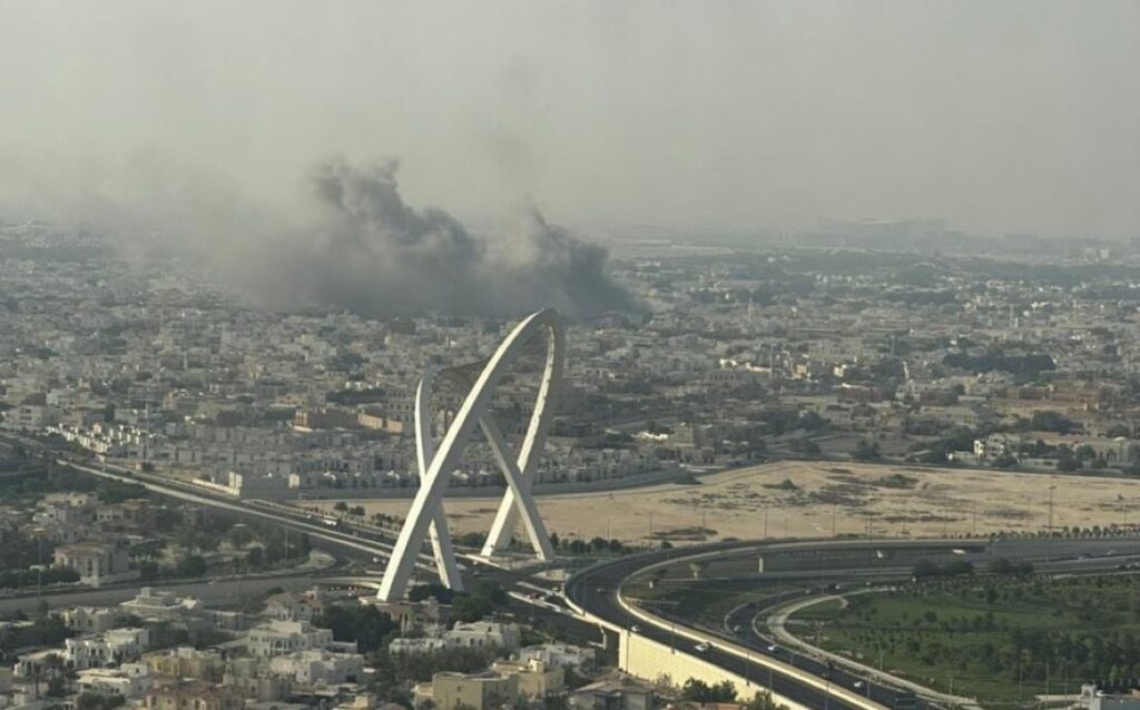 Israeli strikes targeting Hamas' leadership in Doha (Image: X)