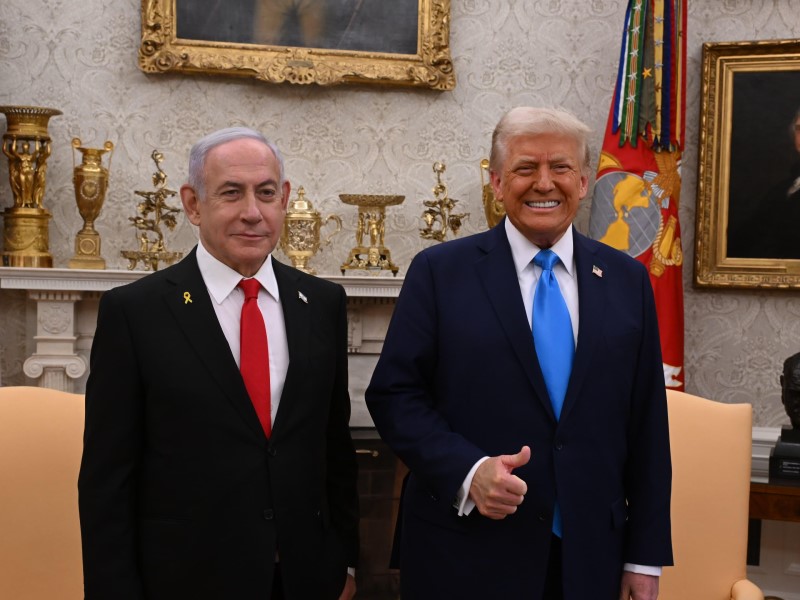 US President Trump with Israeli PM Netanyahu at the Whitehouse (Image: Whitehouse.gov/ Flickr)