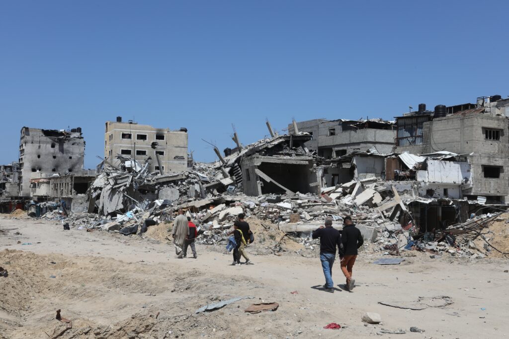 The,Massive,Destruction,Caused,By,Israeli,Bombardment,,Palestinians,Returning,To Gaza, 2025 (Image: Anas Mohammed/ Shutterstock)