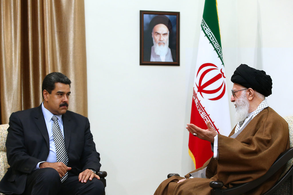 Venezuelan President Nicolas Maduro meets with Iran's Supreme Leader Ali Khamenei in October 2016 (Image: Khamenei.ir)