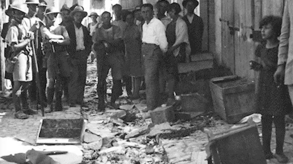 The aftermath of Hebron pogrom of 1929 (Image: Jewish Virtual Library)