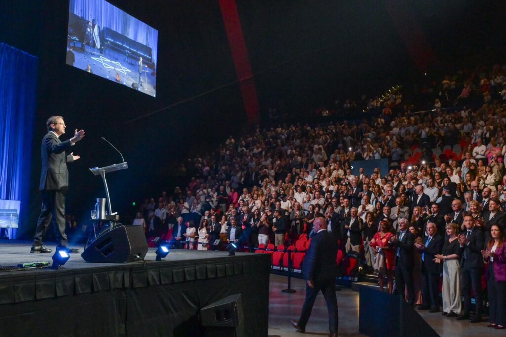 Israeli President Isaac Herzog at a community event in Sydney (Image: Ma'ayan Toaf/ GPO)