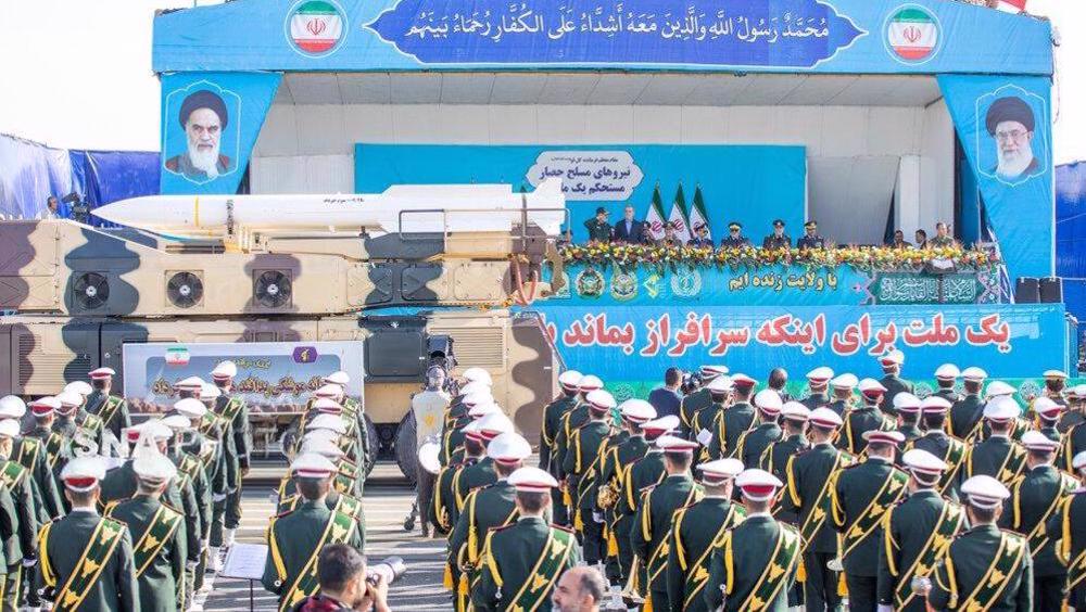 Military parade in Teheran (Image: Press TV)