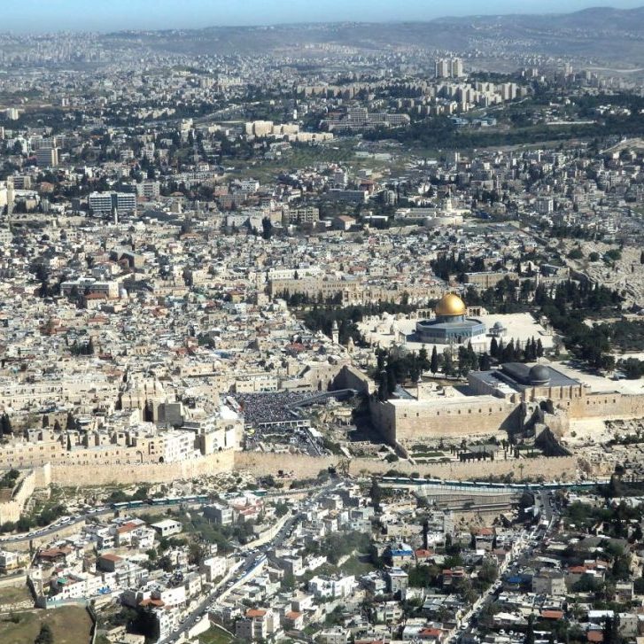 Jerusalem today is a sprawling metropolis of 126 sq. km. and nearly a million residents (Image: Pinterest)