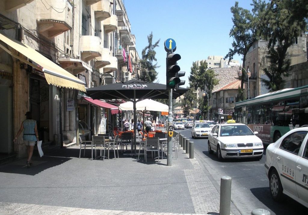 King George Street, Jerusalem - the site of the new Australian Trade and Defence Office.