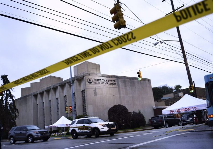 Pittsburgh’s Tree of Life synagogue, where Jews were murdered by a man shouting “All Jews must die”